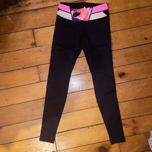 Luluelemon leggings reversible black full length